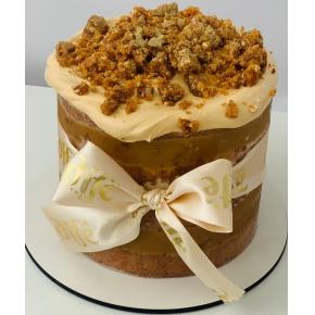 Bolo festivo da Manu( Doce de leite crocante com mousse de doce de leite) 15 fatias