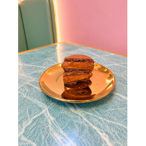 ALFAJOR DE CHOCOLATE COM CARAMELO COM FLOR DE SAL