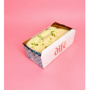 Bolo caseiro na caixinha - LIMÃO COM MIRTILO