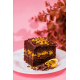 FATIA BOLO GELADO MARACUJA COM CHOCOLATE MEIO AMARGO