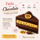 Fatia Maracuja com chocolate meio amargo - Calda extra de chocolate