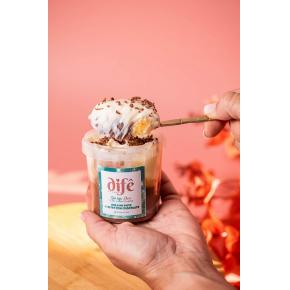 Bolo no Pote 4 leites com chocolate