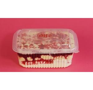 Torta 1 kg red velvet com ninho e frutas vermelhas