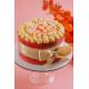Bolo festivo RED VELVET COM NINHO E FRUTAS VERMELHAS - Serve 20 fatias