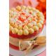 Bolo festivo 10 porções red velvet de ninho com frutas vermelhas