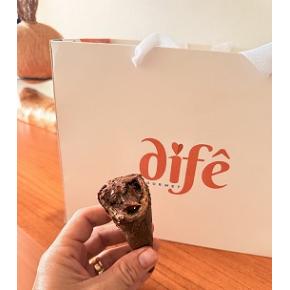 Cone trufado brigadeiro gourmet