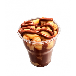 Pipoca trufada no  copo- Ninho e Nutella